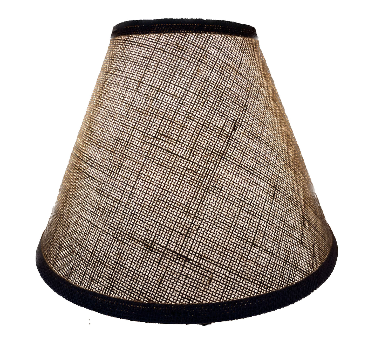Rustic Burlap Lamp Shade - 12"