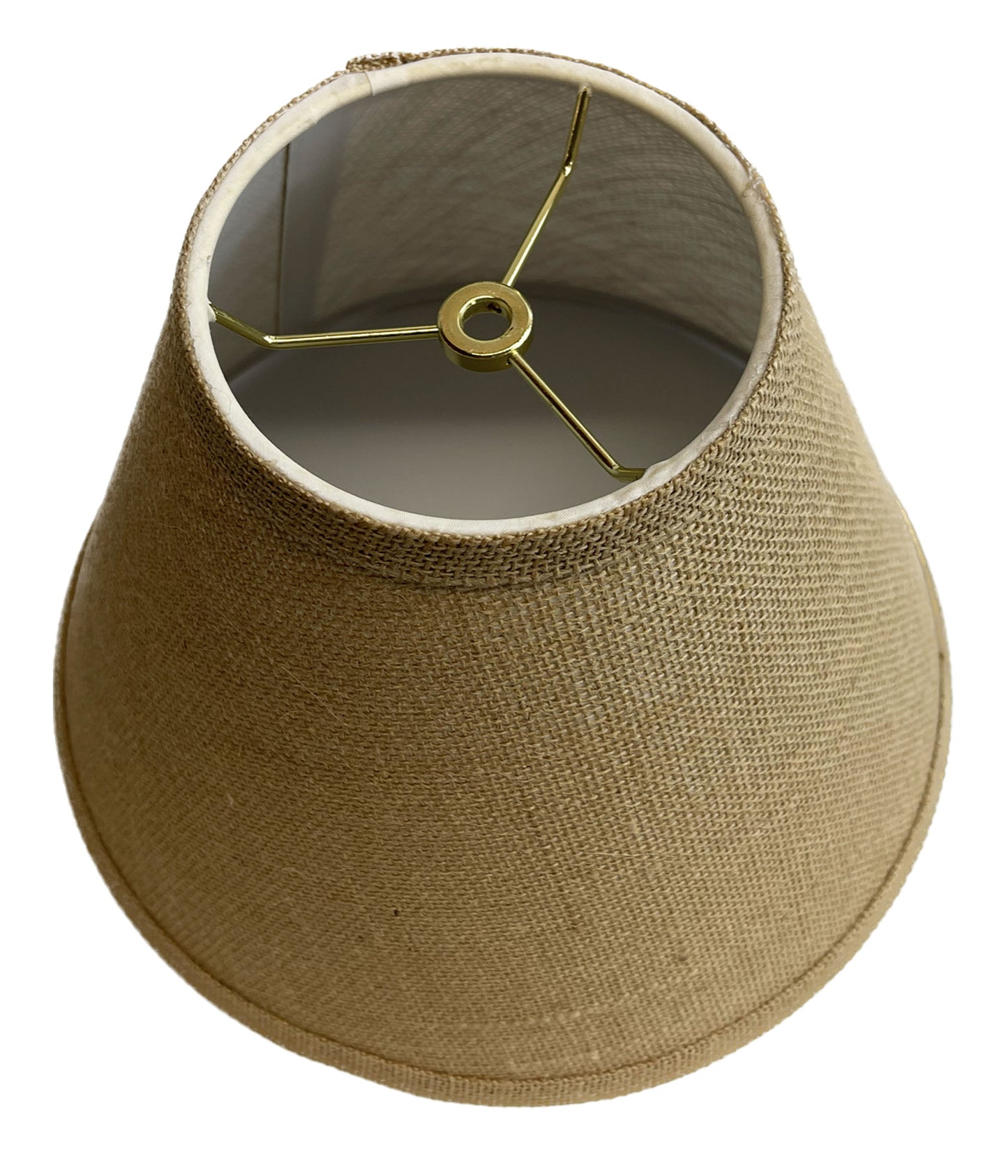 Rustic Burlap Lamp Shade - 12"