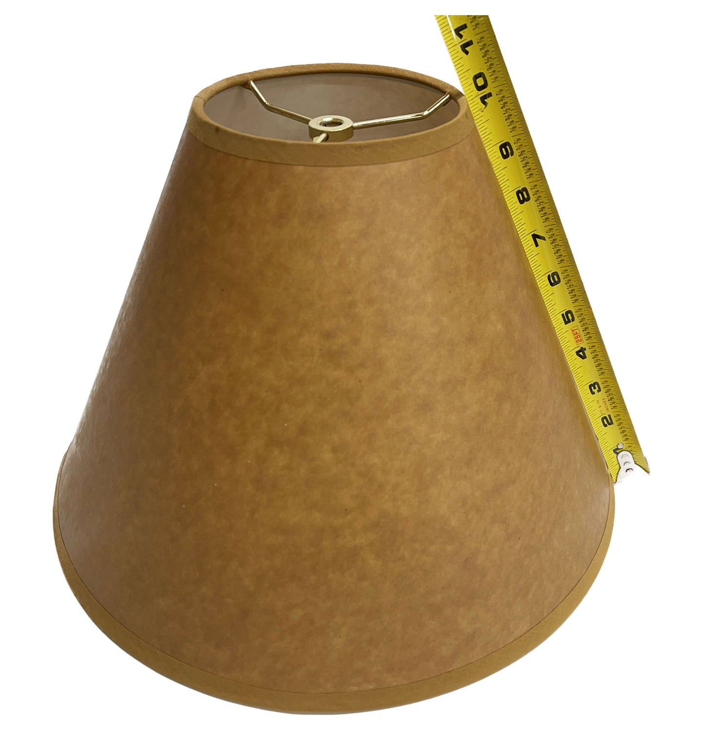 Rustic Oiled Kraft Lamp Shade - 14" (No-Lace)
