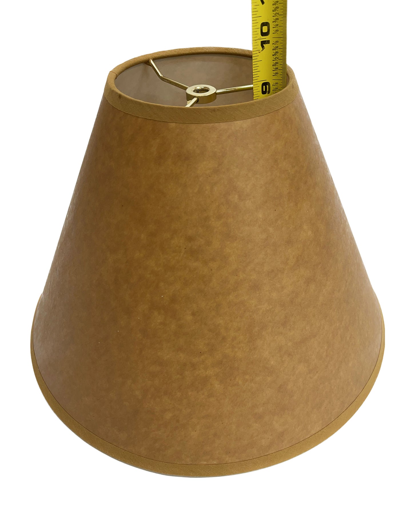 Rustic Oiled Kraft Lamp Shade - 14" (No-Lace)