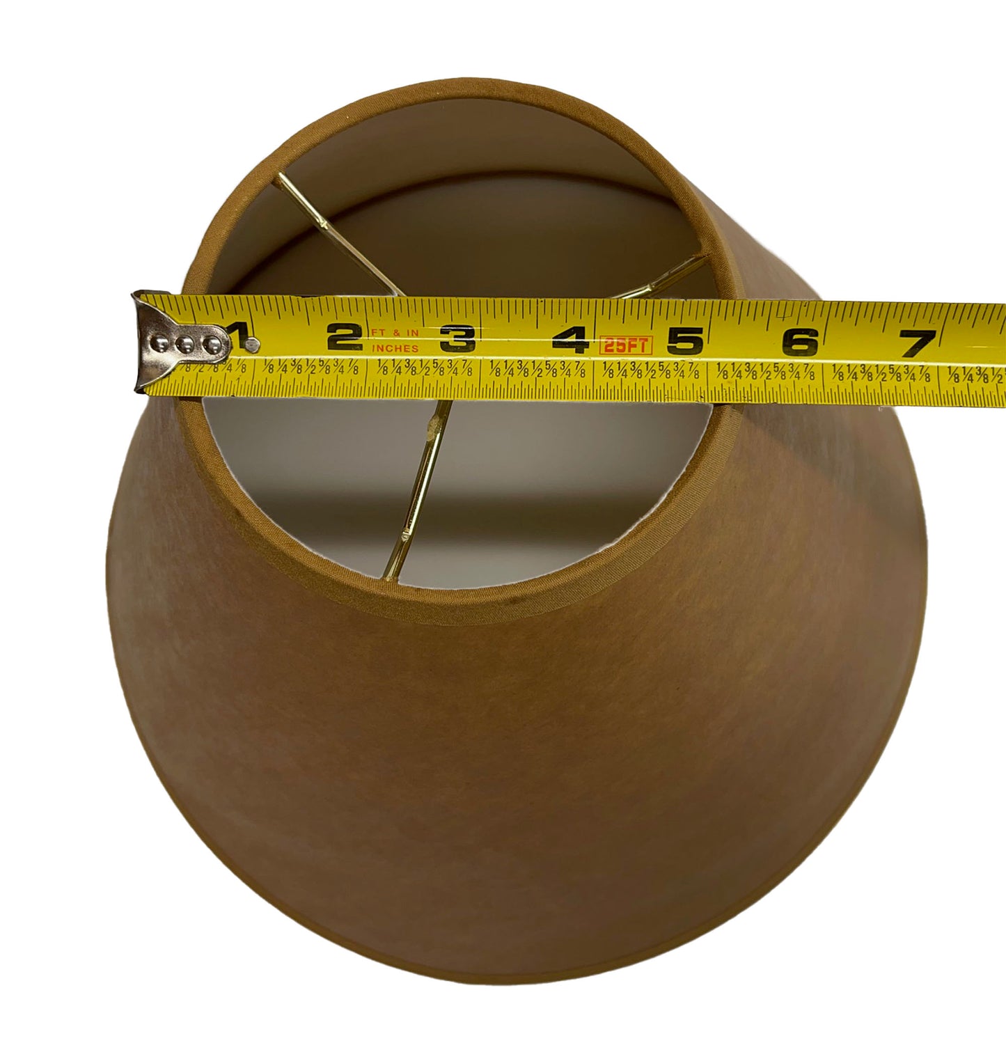 Rustic Oiled Kraft Lamp Shade - 14" (No-Lace)