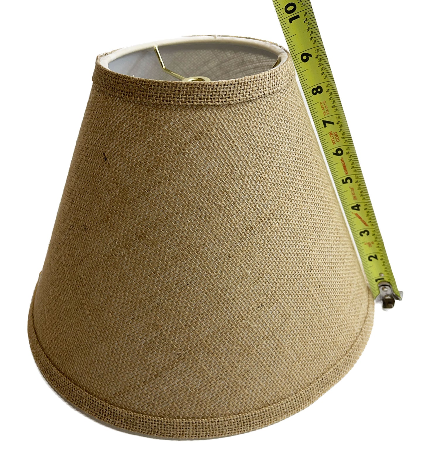 Rustic Burlap Lamp Shade - 12"