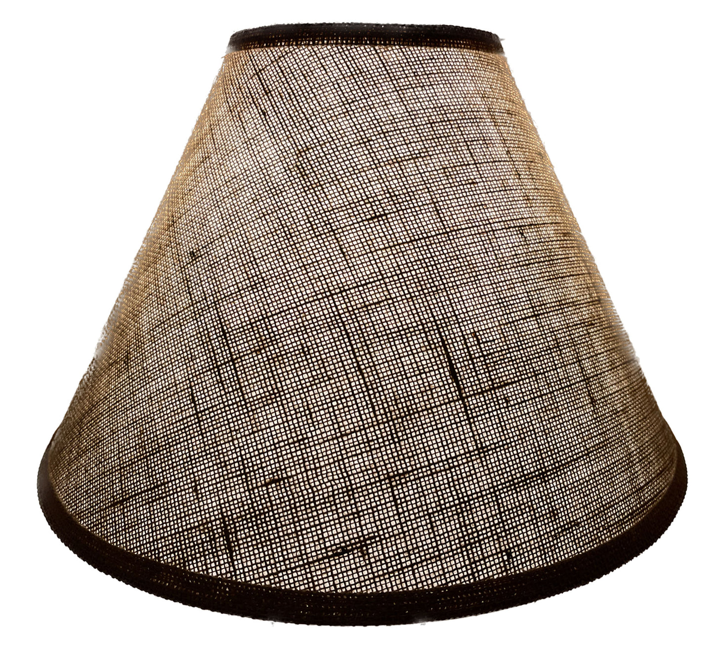 Rustic Burlap Lamp Shade - 16"