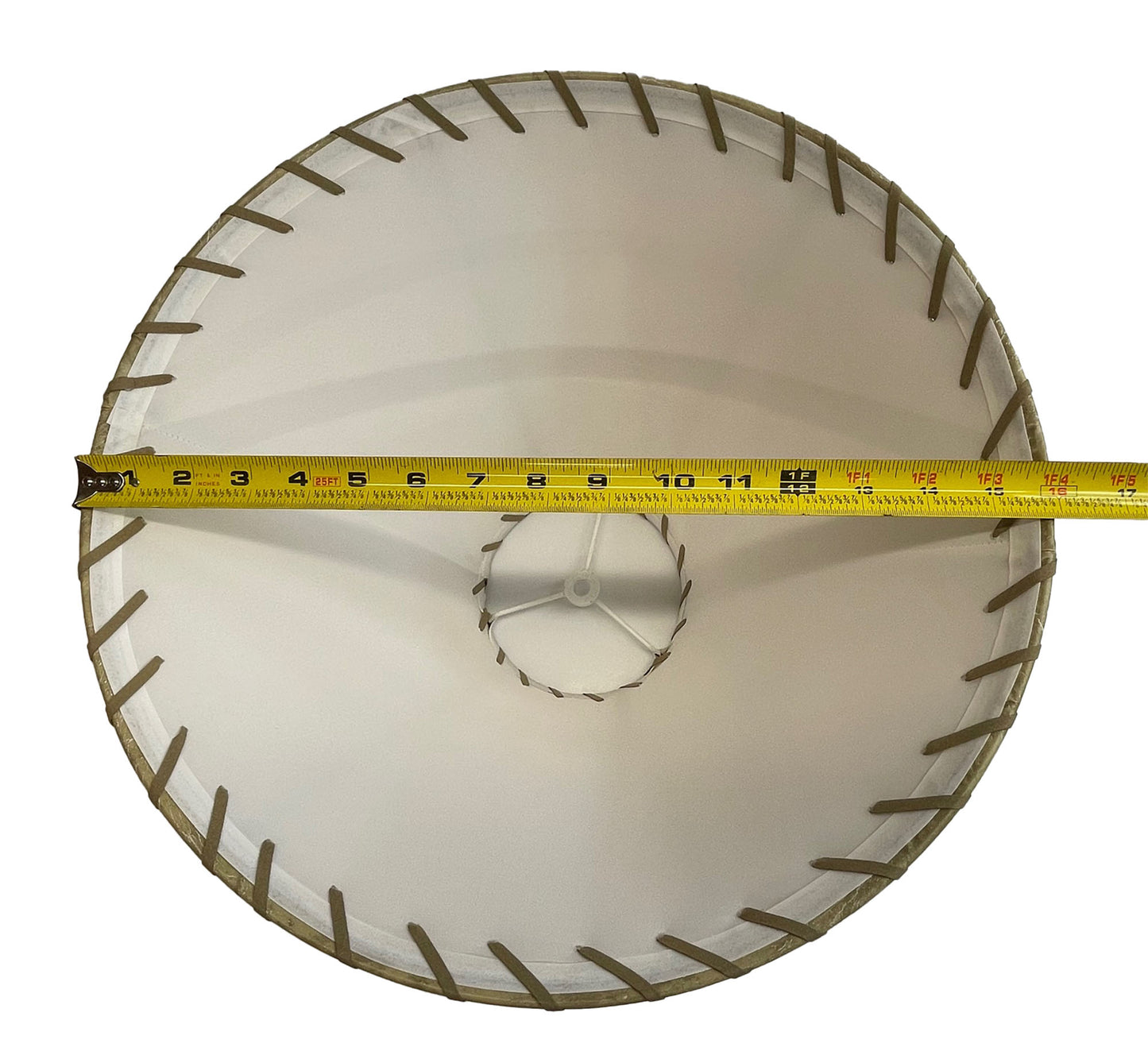 Rustic FAUX Leather Bell Lamp Shade - 16"