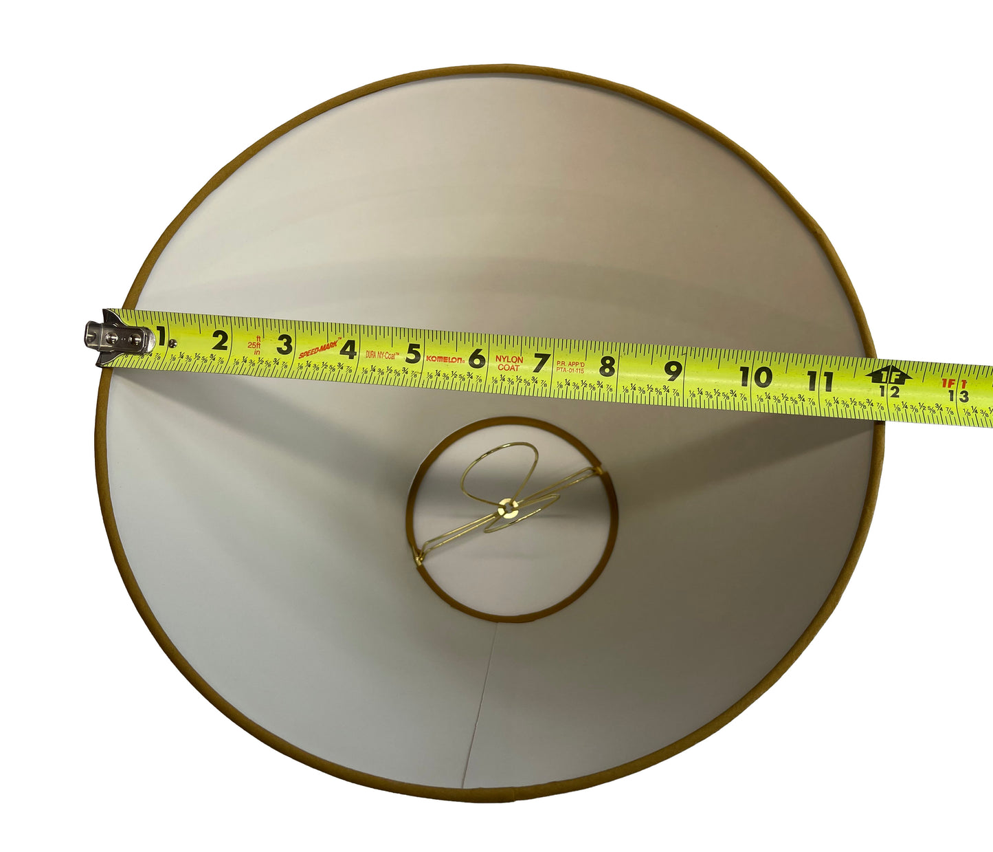 Rustic Oiled Craft Paper Lamp Shade - NO LACE - 12" (Clip On)