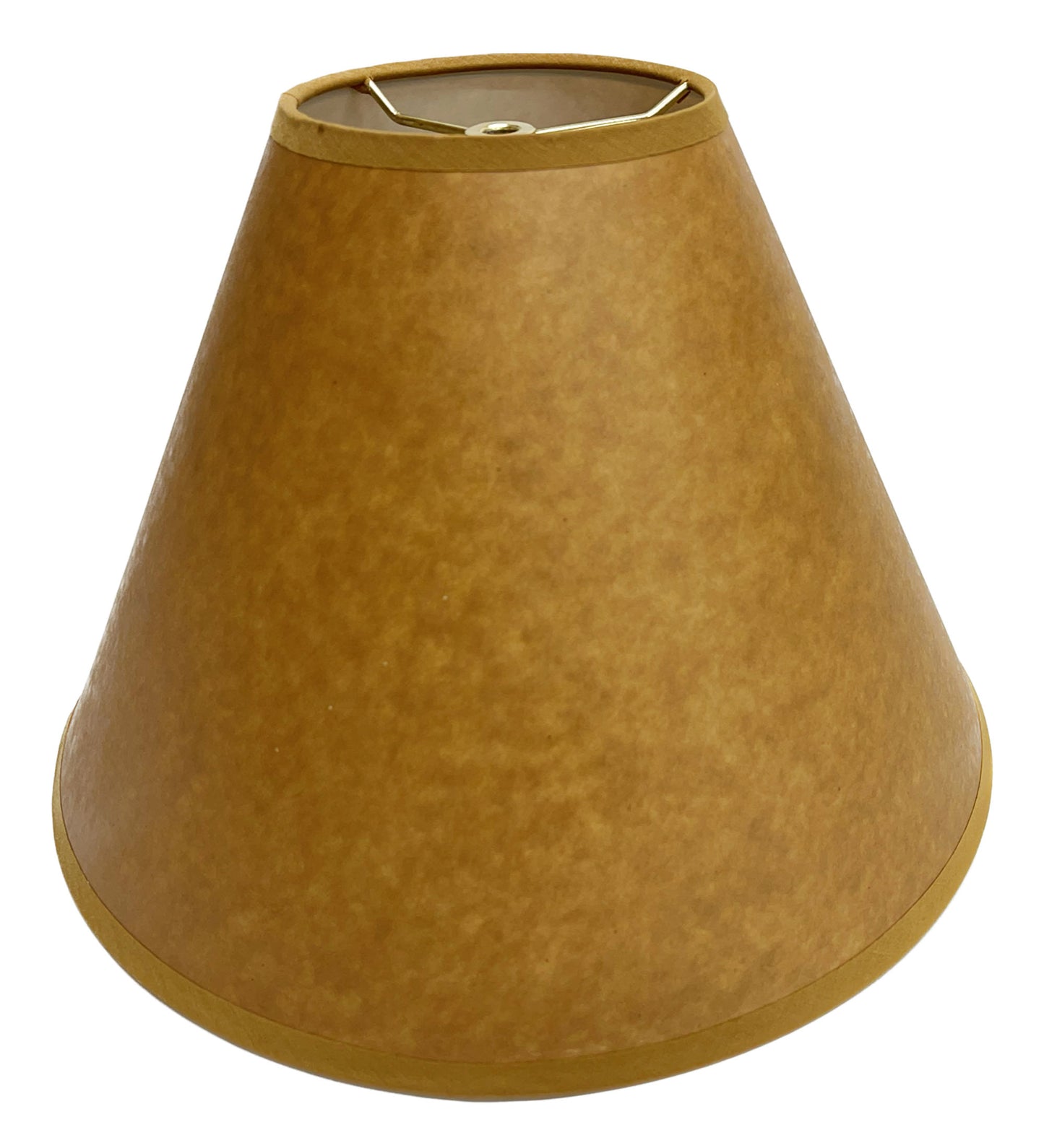 Rustic Oiled Kraft Lamp Shade - 14" (No-Lace)
