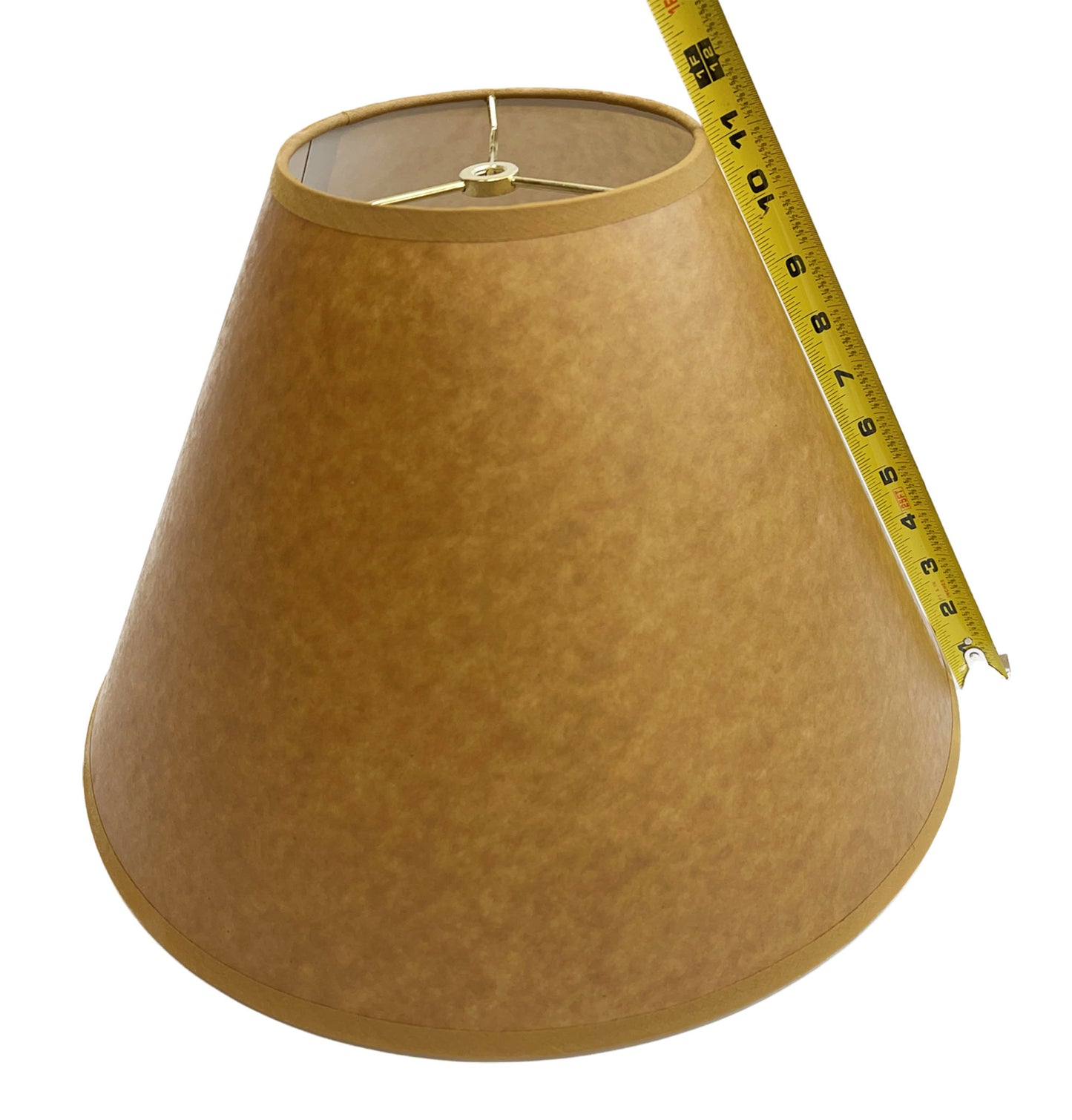Rustic Oiled Craft Paper Lamp Shade - NO LACE - 16"