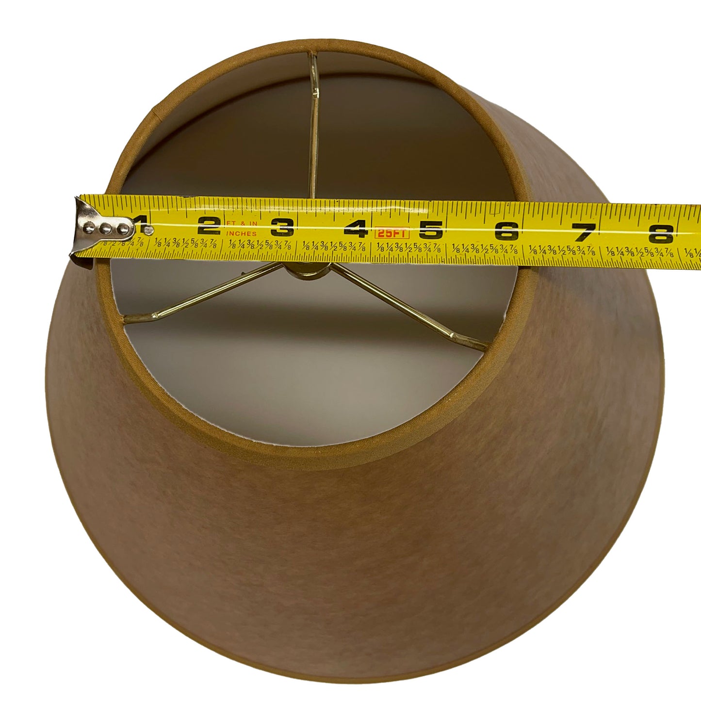 Rustic Oiled Craft Paper Lamp Shade - NO LACE - 16"