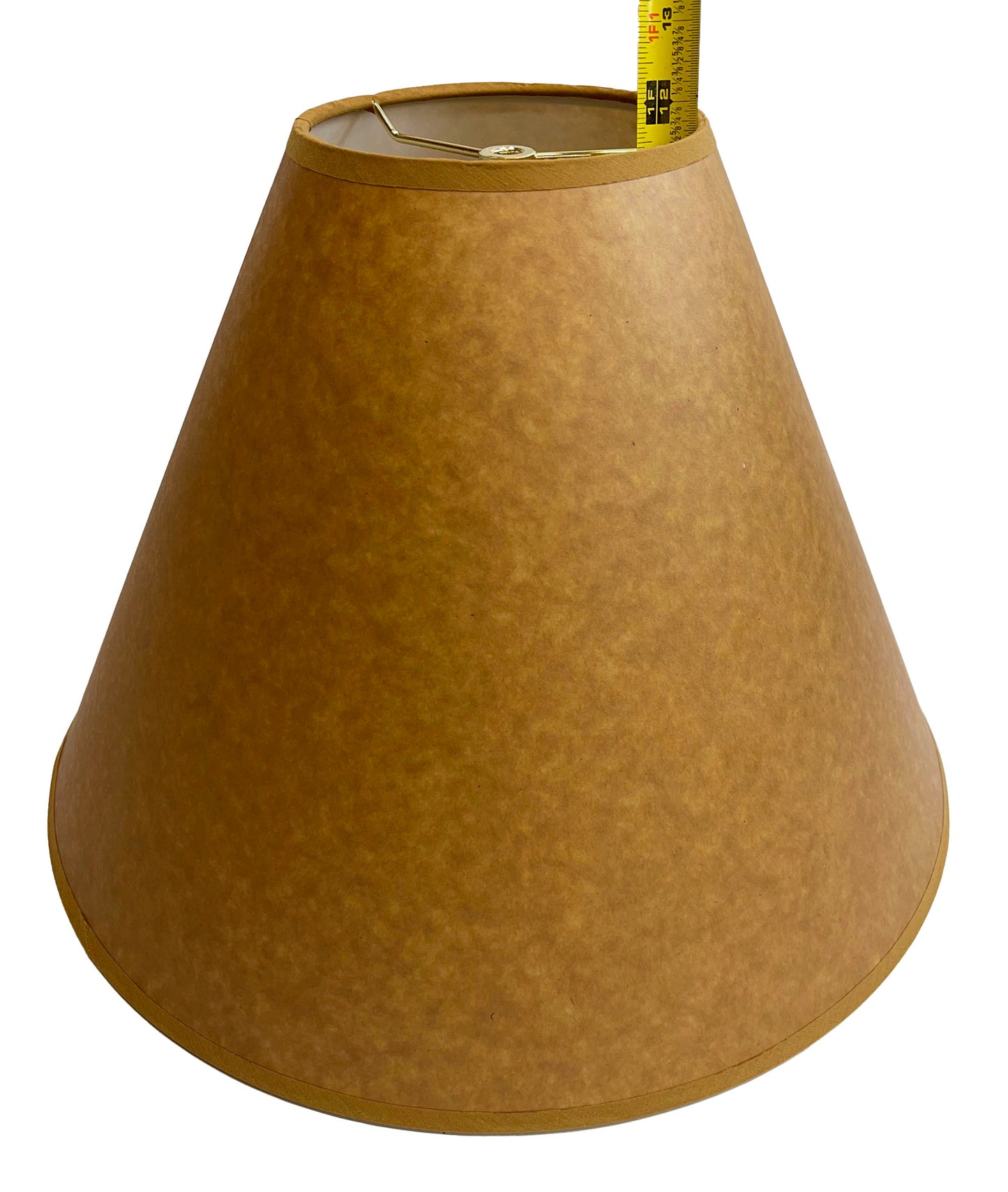 Rustic Oiled Kraft  Lamp Shade - 18" - NO LACE